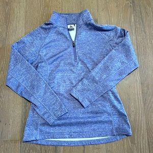 Purple pullover 1/4 zip tech series - small